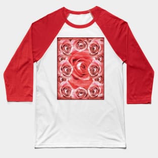 Roses Design (Blank) Baseball T-Shirt